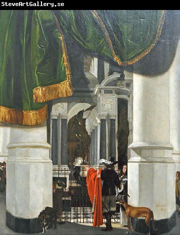 Emanuel de Witte Interior of the Niewe Kirke in Delft with the Tomb of WIlliam the Silent